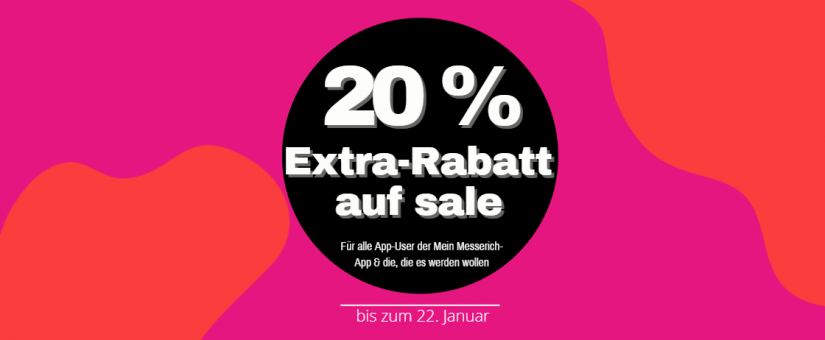 20 % Extra Rabatt auf Sale