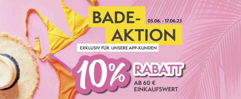 Bademoden-Aktion bei Messerich in Bitburg