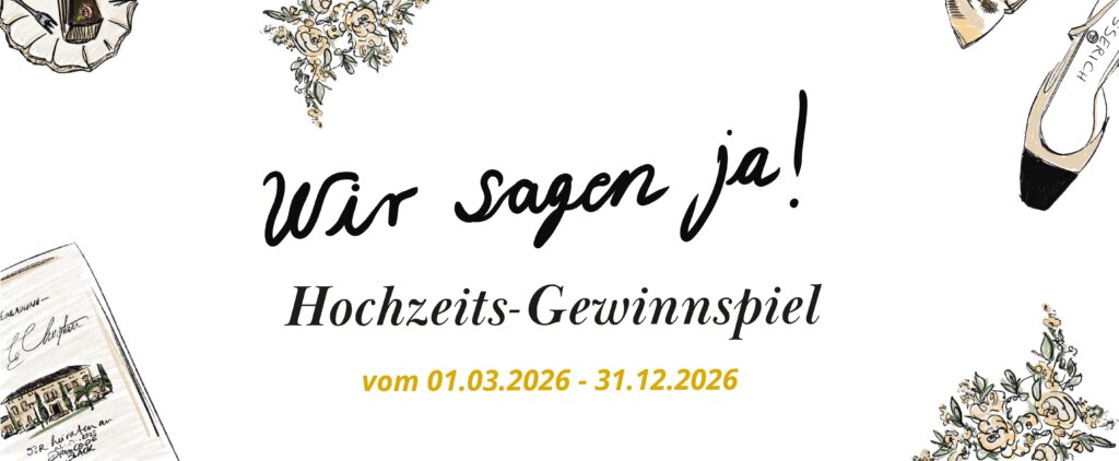Sie heiraten 2026? Dann machen Sie beim Hochzeits-Gewinnspiel mit 🤍