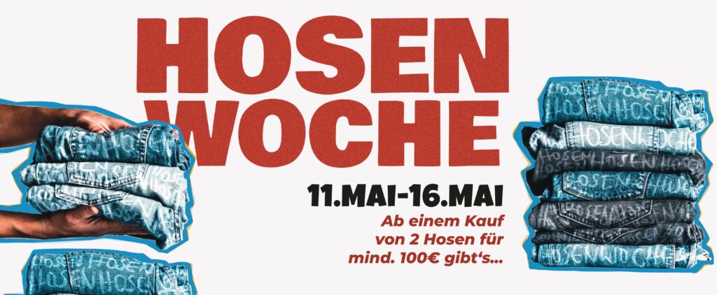 Es ist Hosenwoche im Modehaus Messerich und den Stores! 👖